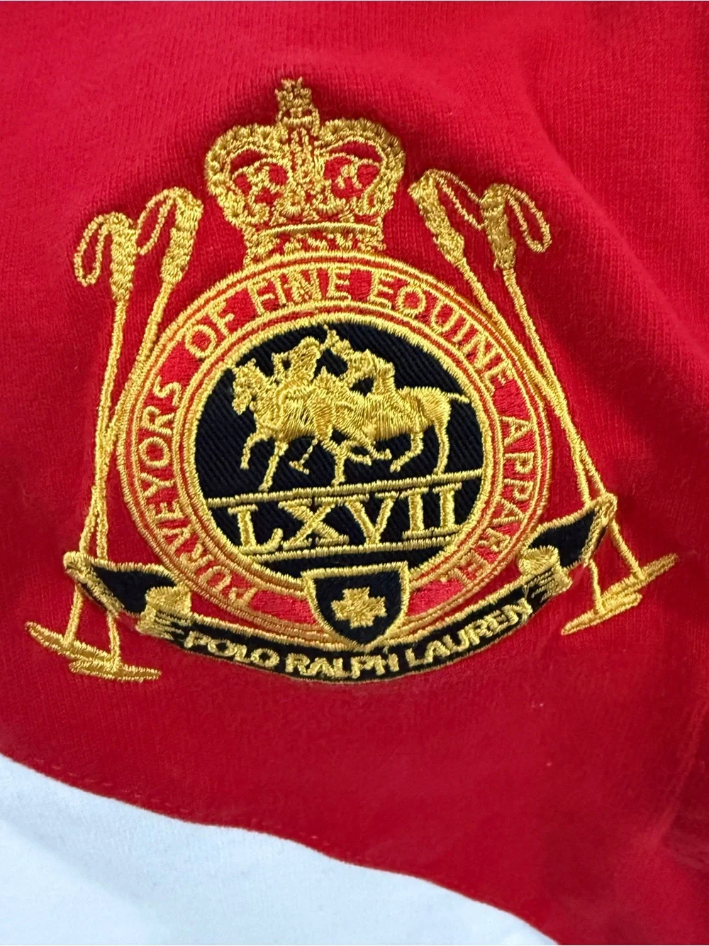 Polo Ralph Lauren Olympics Team USA Embroidered Rugby Polo Shirt Size M
